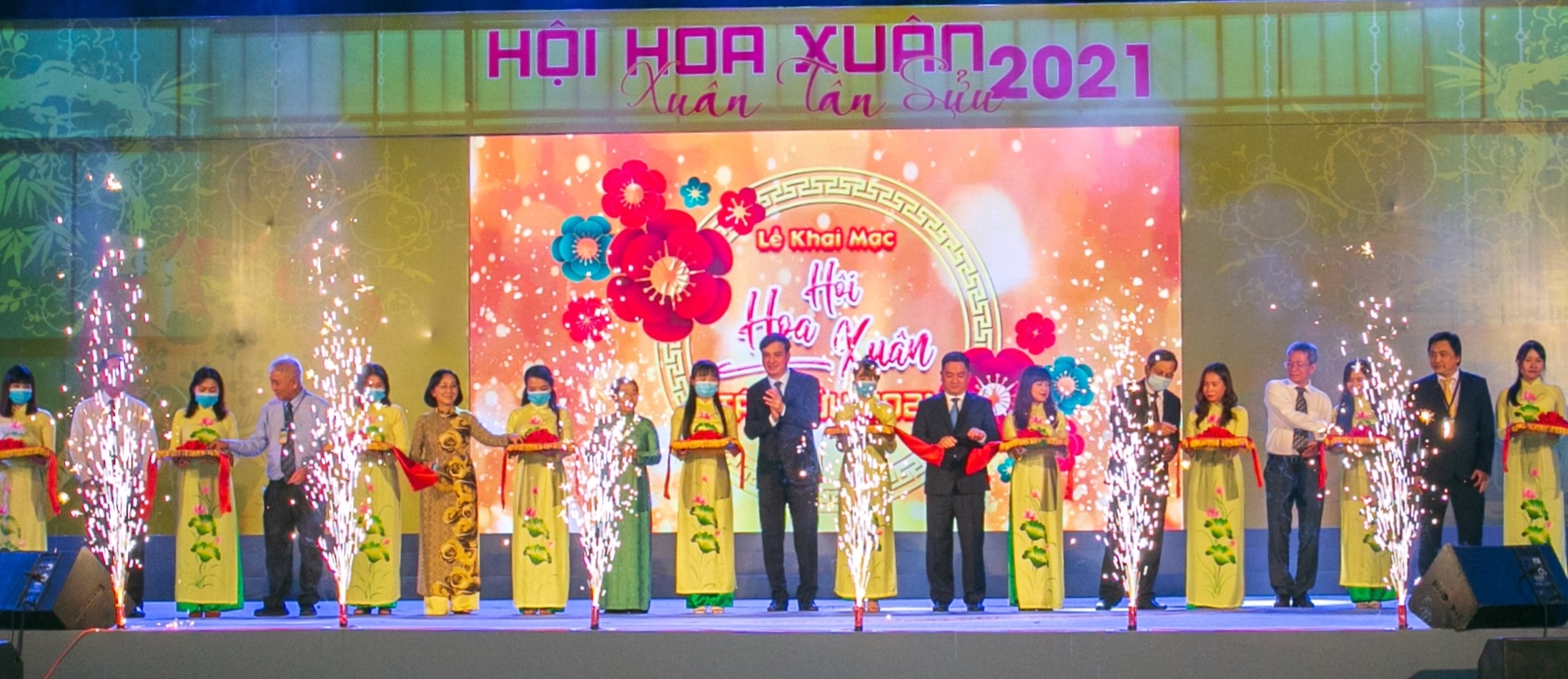 Khai mạc Hội hoa xuân Tết Tân Sửu năm 2021